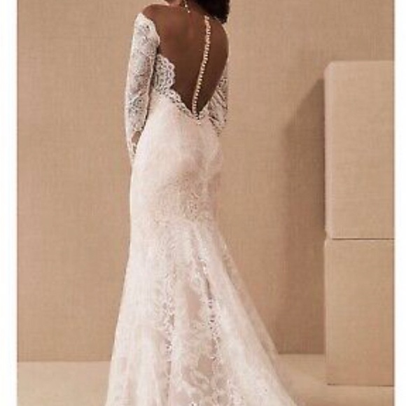 New BHLDN Wedding Dress Sz 4 - Picture 7 of 12